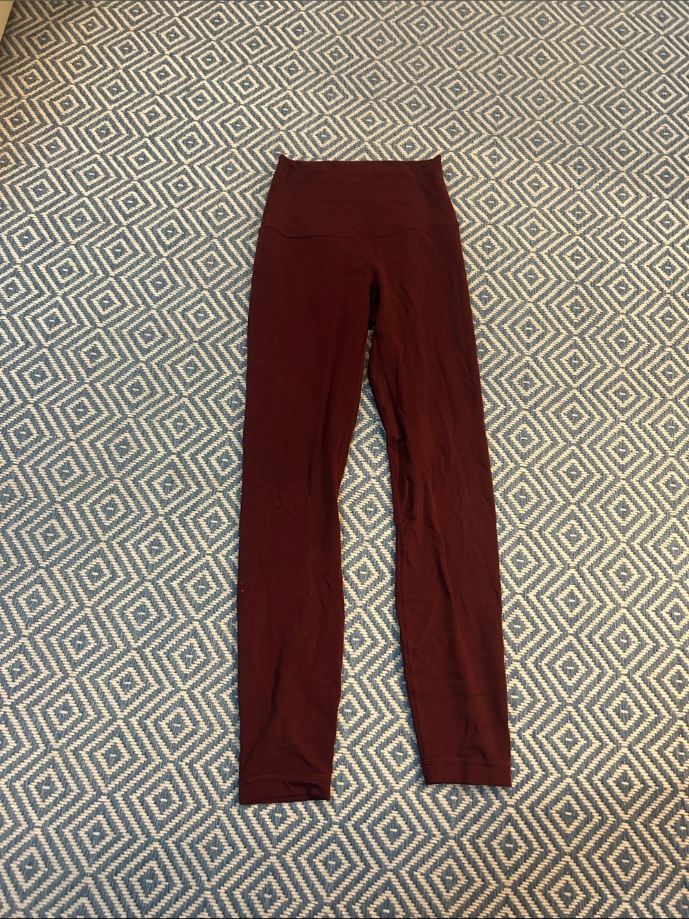 Women’s Lululemon High-Waist Burgundy Leggings